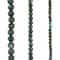 6 Pack: Blue Reconstituted Impression Jasper Round Bead Mix by Bead Landing™